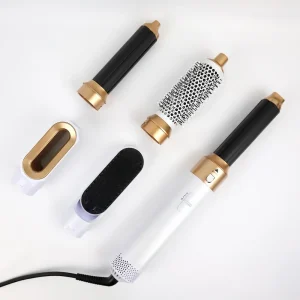 Détails Ayahair Airstyler 5 avec ses accessoires de coiffure : boucle, sèche et lisse avec un seul appareil