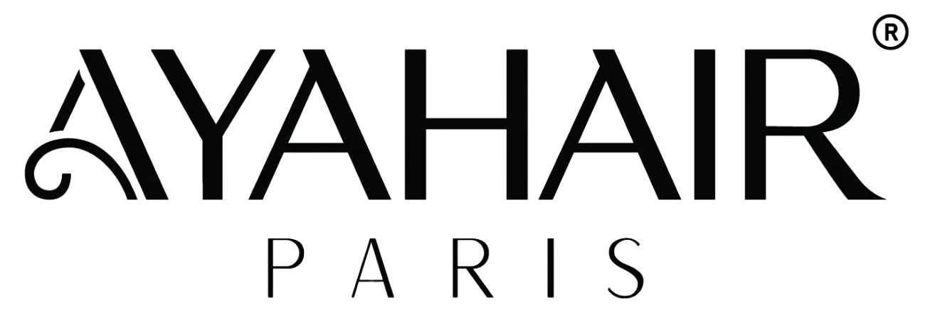 Logo officiel de la marque Ayahair Paris, soins et coiffure